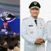 Presiden Prabowo menyampaikan sambutan usai pelantikan kepala daerah serentak di Istana Merdeka, Jakarta, Kamis 20 Februari 2025, termasuk Bupati dan wakil Bupati Luwu Timur, Irwan Bachri Syam - Puspawati Husler.