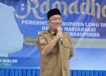 Bupati Luwu Timur, Irwan Bachri Syam sudah membuat aturan penetapan besaran zakat Fitrah Luwu Timur 2025.