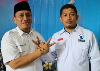 Bupati Luwu Timur, Irwan Bachry Syam (kiri) dan Anggota DPRD Luwu Timur, Rusdy Layong. (Foto: dok.pribadi)