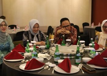 Wakil Bupati Luwu Timur, Puspawati Husler menghadiri Rakorda Pembentukan Koperasi Desa Merah Putih Provinsi Sulawesi Selatan.(Foto: Dinas Kominfo SP Luwu Timur)