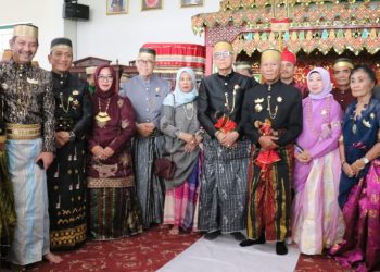 Pengukuhan Andi Hatta Marakarma sebagai Mincara Malili di Kedatuan Luwu, Kota Palopo, MInggu 6 Juli 2025. (Foto: Warta Lutim)