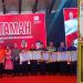 Pemkab Luwu Timur menerima dua penghargaan pada malam ramah tamah kenegaraan dalam rangkaian peringatan HUT RI ke-80 di Rujab Gubernur Sulawesi Selatan, Makassar, Minggu malam (17/8/2025). (Foto: Warta Lutim)