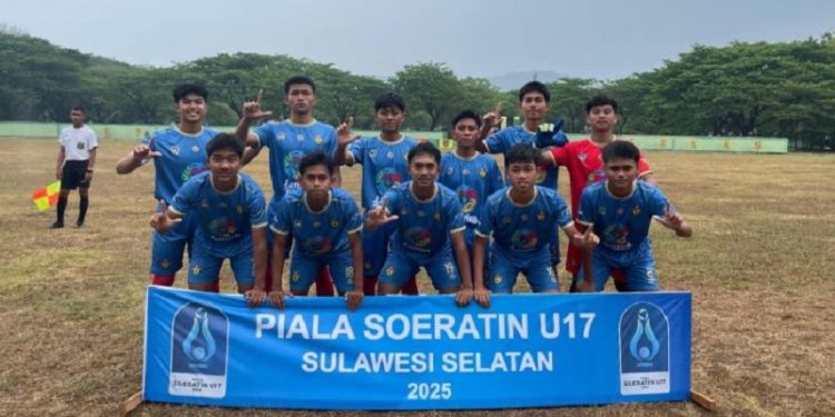 Perslutim U-17 lolos ke semifinal Piala Soeratin U-17 Sulsel 2025, usai mengalahkan Kasiwa FC lewat adu penalti, Sabtu 23 Agustus 2025. (Foto: ist)