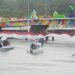 Kegiatan Merah Putih Parasulu V Tahun 2025, salah satu rangkaian peringatan HUT RI ke-80 Republik Indonesia, yang berlangsung di Jembatan Sungai Malili, Minggu(17/08/2025). (Foto: Warta Lutim)