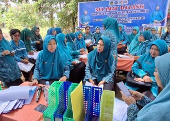 TP PKK Luwu Timur Gelar Pembinaan Dasawisma dan Aku Hatinya PKK di Desa Tole