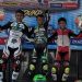 Rider asal Sorowako, Muh Hilal (11), meraih podium juara pada Kejuaraan Nasional Motoprix Region D Sulawesi Selatan di Sirkuit Puncak Mario, Kabupaten Sidrap, 12-13 September 2025. (Foto: IST)