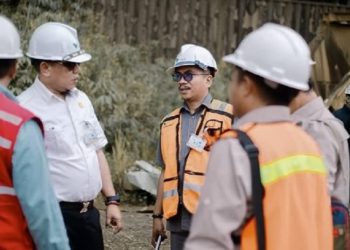 Komisi II DPRD Luwu Timur saat meninjau pengelolaan limbah B3 di PT Vale Indonesia bersama manajemen LTG, Rabu 11 September 2025.