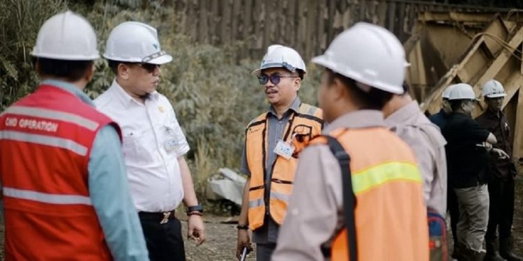 Komisi II DPRD Luwu Timur saat meninjau pengelolaan limbah B3 di PT Vale Indonesia bersama manajemen LTG, Rabu 11 September 2025.