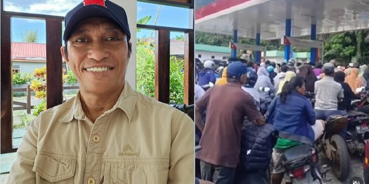 Anggota DPRD Luwu Timur, Muhammad Nur menyoroti penyebab kelangkaan BBM di Lutim. (Foto FB Cicik Muhammad Nur)