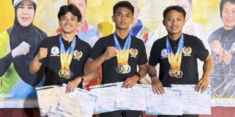 Para atlet Muathay Luwu Timur yang lolos ke Porprov Sulsel 2026. Foto: IST
