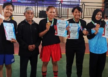 Para petinju Luwu Timur yang meraih hasil membanggakan di ajang kualifikasi Porprov Sulsel 2026, di Parepare. Foto: IST