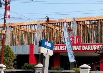 Renovasi bangunan RSUD I Lagaligo.