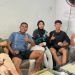 Atlet taekwondo Luwu Timur, Hanif Ashabul Kahfi dan Afira Istikhori (kedua dan ketiga dari kanan) akan mewakili Sulsel di PON Beladiri 2025. Foto: IST