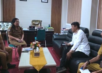 Ketua DPRD Luwu Timur, Ober Datte kunker ke Dinas Kesehatan Tana Toraja, Rabu (05//11/2025). Foto: IST