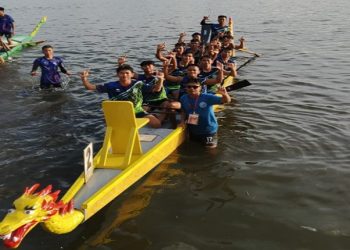 Atlet Dayung PODSI Lutim pastikan tiket Porprov Sulsel 2026 usai meraih dua medali emas di babak kualifikasi. (Foto: IST)