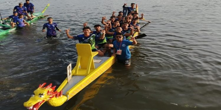 Atlet Dayung PODSI Lutim pastikan tiket Porprov Sulsel 2026 usai meraih dua medali emas di babak kualifikasi. (Foto: IST)
