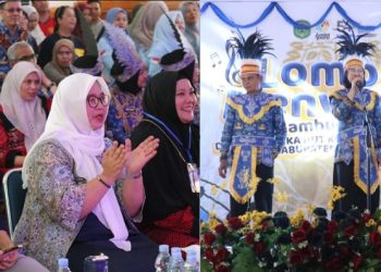 Kemeriahan Lomba Sambung Lirik HUT KORPRI, Wabup Puspawati Ikut Unjuk Suara