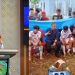 Ketua KONI Luwu Timur, Herawan Raditya. Bupati Luwu Timur, Irwan Bachri Syam memberikan motivasi kepada pemain Perslutim saat tampil di babak kualifikasi Porprov Sulsel 2026 (gambar kanan). Foto: Jaeja.id