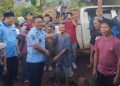 Bupati Luwu Timur, Irwan Bachri Syam menemui para warga yang mengolah lahan Pemkab Lutim di Desa Harapan, Kamis (15/01/2026) lalu. Foto: Jaeja.id