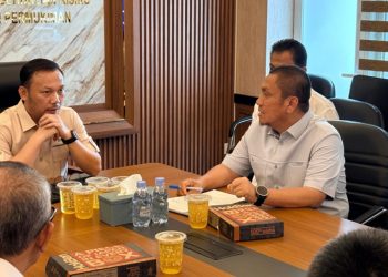 Bupati Luwu Timur, Irwan Bachri Syam audiensi ke Kementerian Perumahan dan Kawasan Pemukiman RI, Rabu (22/04/2026). Foto: Kominfo-SP