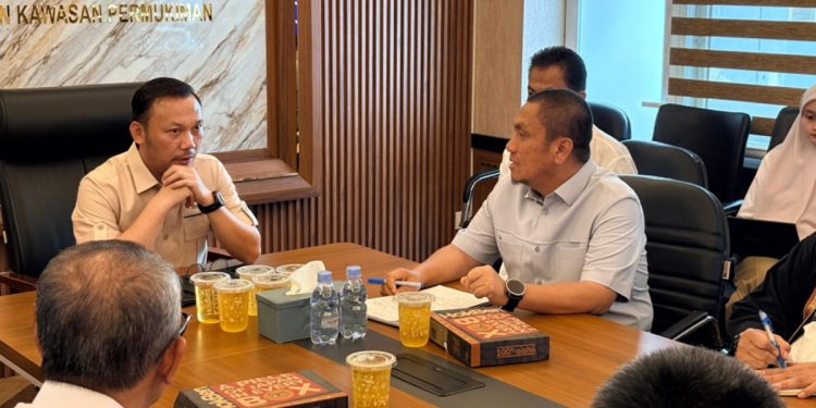Bupati Luwu Timur, Irwan Bachri Syam audiensi ke Kementerian Perumahan dan Kawasan Pemukiman RI, Rabu (22/04/2026). Foto: Kominfo-SP