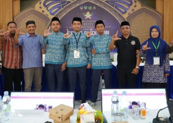 Sejumlah peserta dan pelatih kontingen Luwu Timur di MTQ ke-34 Sulsel 2026. Foto: Kominfo-SP