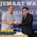 Bupati Luwu Timur hadiri HUT ke-50 Gereja Kibaid Wawondula, Sabtu (18/04/2026). Foto: Kominfo-SP