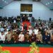Foto bersama Bupati Luwu, Irwan Bachri Syam pada acara halal bihalal PT Vale Indonesia, di Ontaeluwu Meeting Hall, Sorowako, Jum’at (17/04/2926).