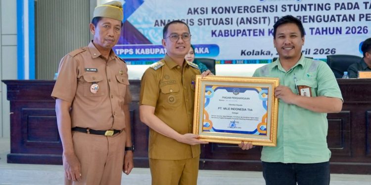 Pemerintah Kabupaten Kolaka mengapresiasi PT Vale Indonesia atas peran aktifnya dalam mendukung upaya percepatan penurunan stunting di daerah. Foto: Tim Comm Vale