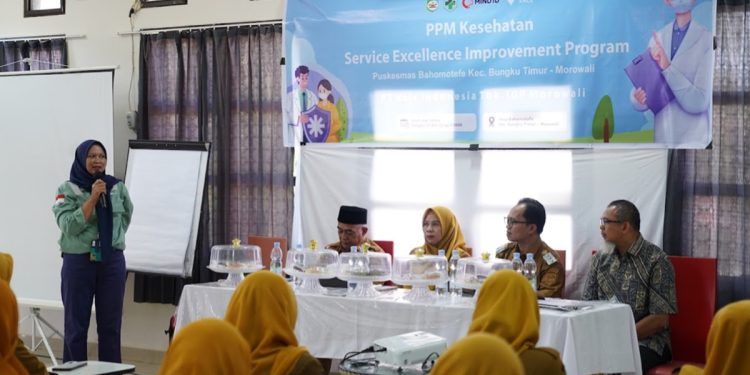 Kegiatan Service Excellence Improvement Program yang diadakan PT Vale Indonesia Tbk di Morowali, Selasa 28 April 2026. Foto: Tim Comms Vale