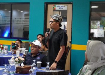 Suasana halalbihalal dan media gathering PT Vale Indonesia Tbk Bersama jurnalis Luwu Timur di Aula Lapangan Golf, Sorowako, Kamis (16/04/2026). Foto: Comm Team VI
