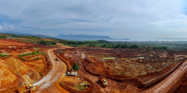 Aktivitas pertambangan PT Vale Indonesia Tbk di Morowali, Sulawesi Tengah. Foto: Tim Comms Vale