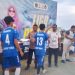 Pemberian medali kepada Tim Kecamatan Malili, juara Liga Pelajar 2026 kategori SMA di Stadion Andi Hasan Opu To Hatta, Selasa (28/04/2026) sore. Foto: Jaeja.id