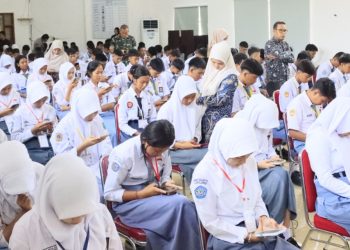 Seleksi calon Paskibraka tingkat Kabupaten Luwu Timur tahun 2026 di Aula Kesbangpol Luwu Timur, Kamis (02/04/2026). Foto: Kominfo-SP