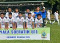 Skuad Perslutim Luwu Timur U13 yang tampil di Piala Soeratin U13 Sulsel 2026. Foto: Askab PSSI Lutim