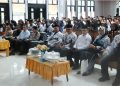 Senior Koordinator Bidang Pendidikan PT Vale, Iskandar Ismail, menghadiri pembukaan seminar dan workshop nasional yang diadakan PGRI Luwu Timur, di Gedung Matano Player, Sorowako, Rabu (06/05/2026). Foto: Jaeja.id