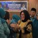 Wakil Bupati Luwu Timur, Puspawati Husler menghadiri sosialisasi perumahan sehat dan layak huni yang digelar di Aula Hotel Sikumbang, Sabtu (18/4/2026).
