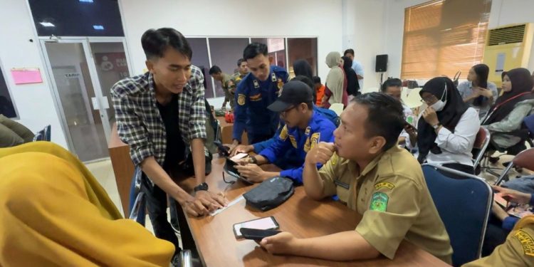 Simulasi call center 112 di Aula Dinas Kominfo-SP, Selasa (26/05/2026). Foto: Kominfo-sp