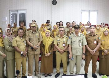 Rapat evaluasi rutin disiplin ASN di Aula BKPSDM Luwu Timur, Selasa (12/05/2026). Foto: kominfo-SP
