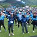 Peserta EnriRun 2026 juga ikut senam Bersama di Desa Kolono, Kecamatan Bungku Timur, Kabupaten Morowali, Minggu 7 Juni 2026. Foto: Comms Team Vale