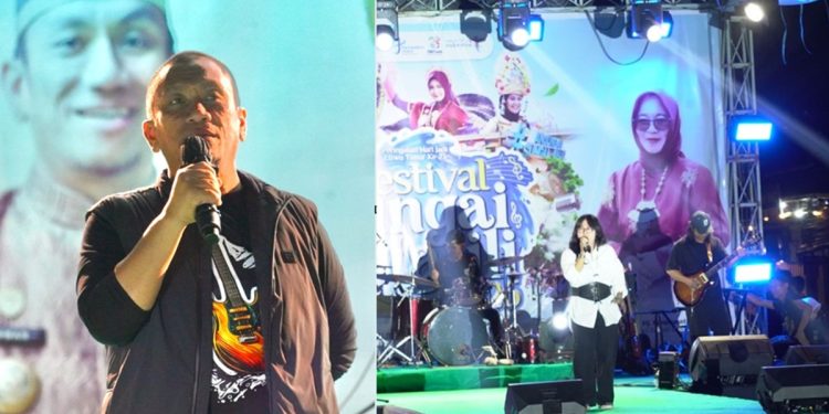 Festival musik 'Lutim Juara' di Andi Nyiwi Park, Jumat (05/06/2026) malam. Foto: kominfo-sp