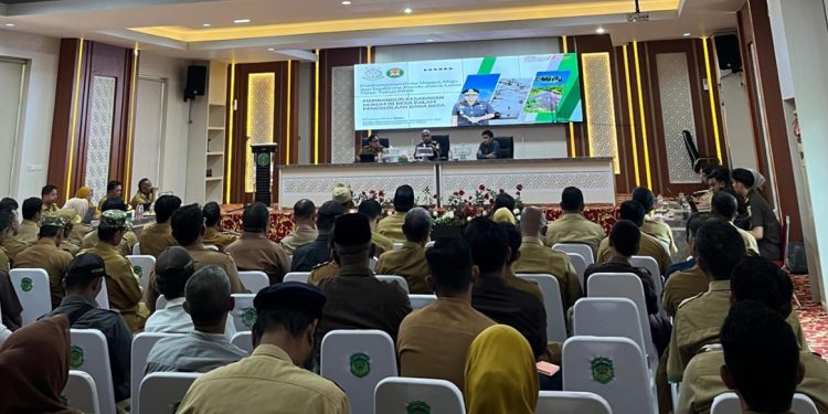 Rakor pengarahan dan pendampingan hukum program Pandu Juara di Aula Sasana Praja Kantor Bupati Luwu Timur, Selasa (19/5/2026). Foto: Kominfo-SP