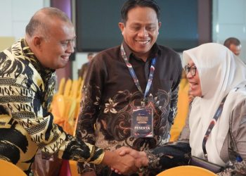 Wabup Luwu Timur Puspawati Husler menghadiri malam Apresiasi Pemerintah Daerah Berprestasi 2026 Regional Sulawesi di Kendari, Jumat (29/05/2026). Foto: Kominfo-SP