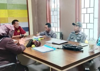 Rapat evaluasi program di Kantor Desa Tabarano. Foto: IST