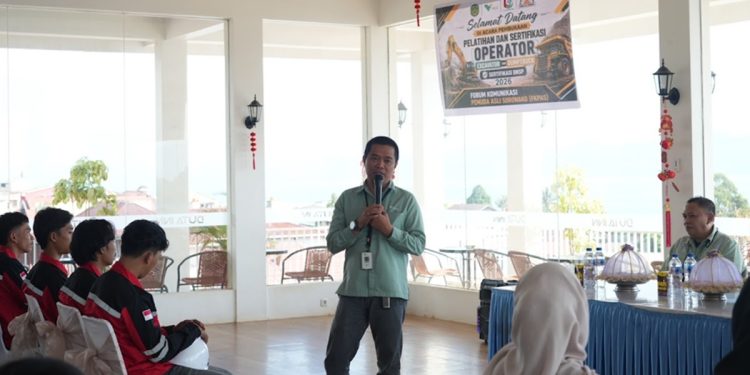 Pelatihan Vokasi dan Sertifikasi Operator Alat Berat mengikuti pembukaan program yang digelar PT Vale Indonesia di Sorowako, Luwu Timur, Selasa (24/6/2026). Foto: Comms Team Vale
