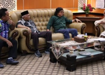 Kunker BAPEMPERDA DPRD Bontang, diterima Wakil Ketua DPRD Luwu Timur, Harisa, Jumat (26/06/2026).