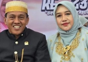 Anggota DPRD Luwu Timur, Badawi Alwi, menghadiri peringatan HUT ke-23 Kabupaten Luwu Timur dan mengajak masyarakat memperkuat semangat persatuan, Senin (08/06/2026).