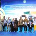 Bupati dan Wabup Luwu Timur, Irwan Bachri Syam dan Puspawati Husler foto bersama petugas keagamaan, pada Bupati Awards 2026 di Malili, Senin (8/06/2026). Foto: Kominfo-SP
