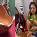 Desainer Jepang Yukako Akashi berdiskusi bersama Kabid Industri Dekranasda Luwu Timur, Nirmalasari (paling kanan) mengenai peluang pemasaran kerajinan lokal menuju pasar internasional, di Trans Studio Mall, Makassar, Sabtu (11/06/2026). Foto: IST