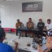 Diskusi santai JMSI Luwu Timur bersama Kepala Dinas Dagkop-UKMP Luwu Timur di Warkop Qlan, Malili, Selasa (14/07/2026). Foto: Jaeja.id